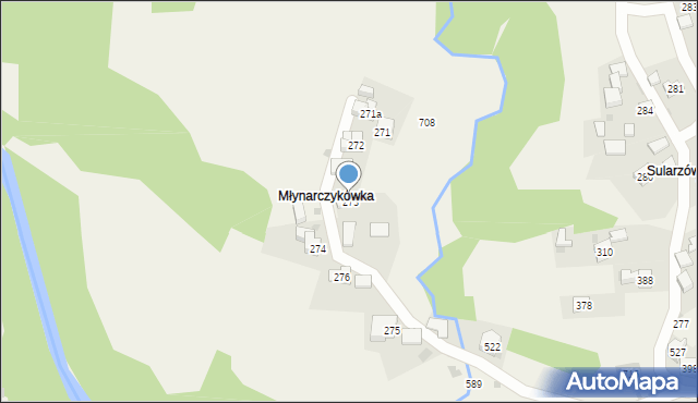 Trzebunia, Trzebunia, 273, mapa Trzebunia