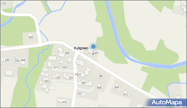 Trzebunia, Trzebunia, 327, mapa Trzebunia