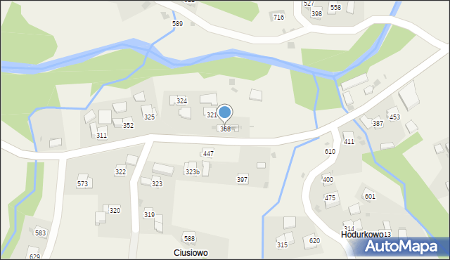 Trzebunia, Trzebunia, 368, mapa Trzebunia