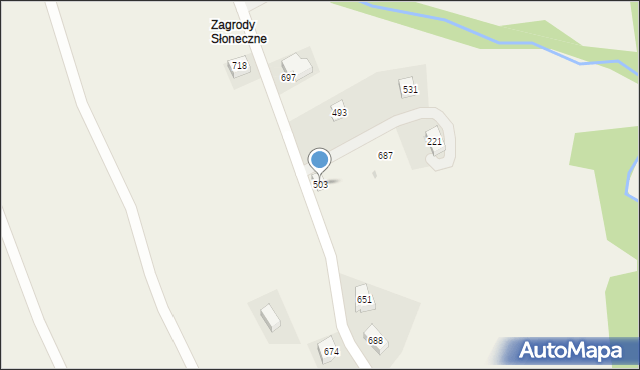 Trzebunia, Trzebunia, 503, mapa Trzebunia