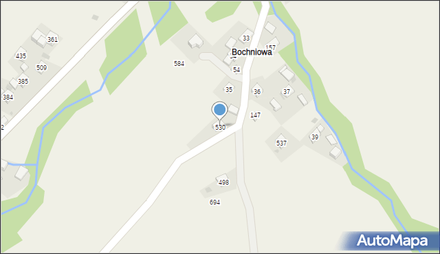 Trzebunia, Trzebunia, 530, mapa Trzebunia