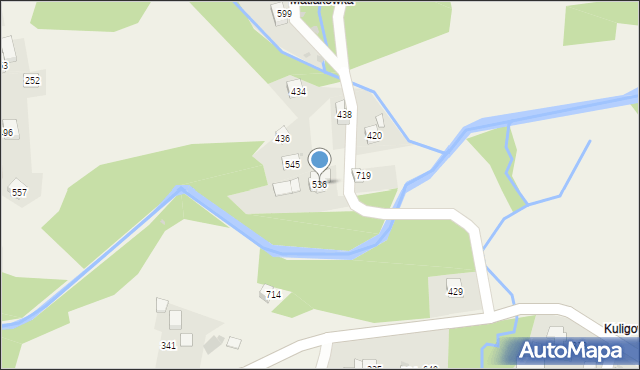 Trzebunia, Trzebunia, 536, mapa Trzebunia