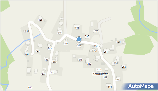 Trzebunia, Trzebunia, 559, mapa Trzebunia