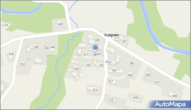 Trzebunia, Trzebunia, 607, mapa Trzebunia