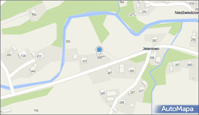 Trzebunia, Trzebunia, 630, mapa Trzebunia