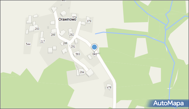 Trzebunia, Trzebunia, 641, mapa Trzebunia