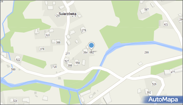 Trzebunia, Trzebunia, 682, mapa Trzebunia