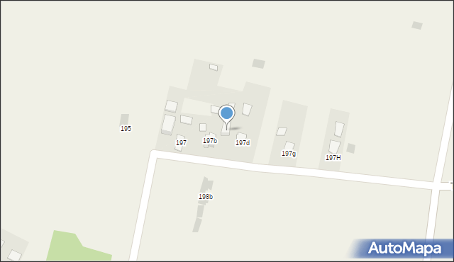 Trzebuska, Trzebuska, 197c, mapa Trzebuska