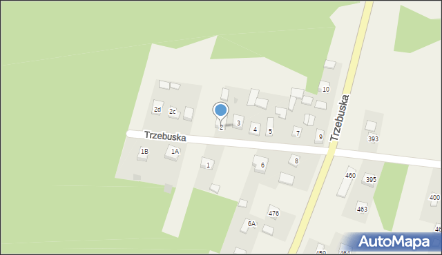 Trzebuska, Trzebuska, 2, mapa Trzebuska