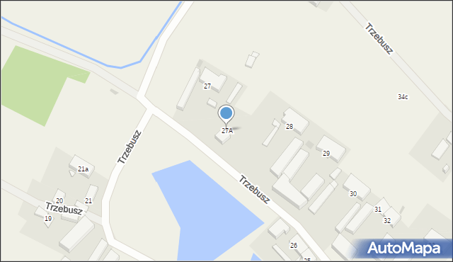 Trzebusz, Trzebusz, 27A, mapa Trzebusz