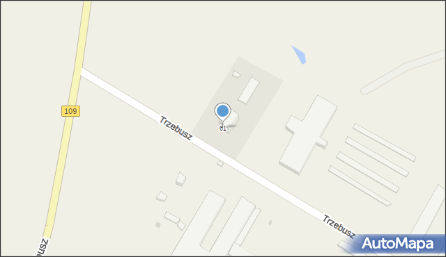 Trzebusz, Trzebusz, 61, mapa Trzebusz