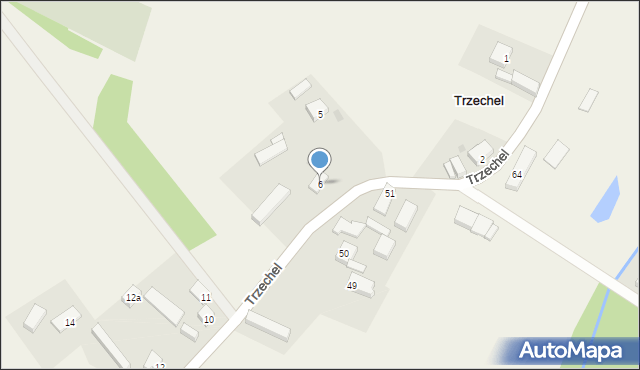 Trzechel, Trzechel, 6, mapa Trzechel