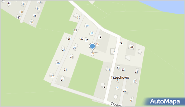 Trzechowo, Trzechowo, 16, mapa Trzechowo