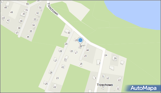Trzechowo, Trzechowo, 18, mapa Trzechowo
