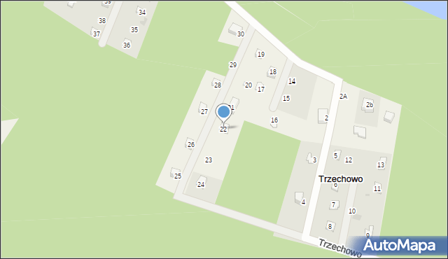 Trzechowo, Trzechowo, 22, mapa Trzechowo