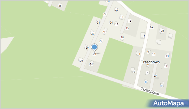 Trzechowo, Trzechowo, 23, mapa Trzechowo