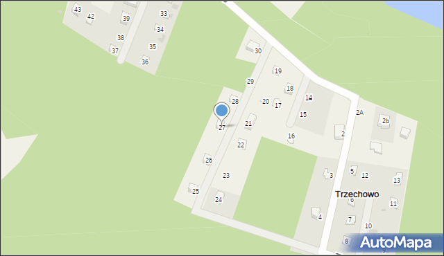 Trzechowo, Trzechowo, 27, mapa Trzechowo