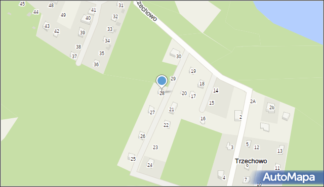 Trzechowo, Trzechowo, 28, mapa Trzechowo