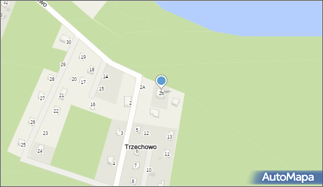 Trzechowo, Trzechowo, 2b, mapa Trzechowo