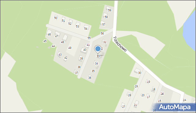 Trzechowo, Trzechowo, 33, mapa Trzechowo