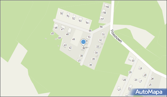 Trzechowo, Trzechowo, 39, mapa Trzechowo