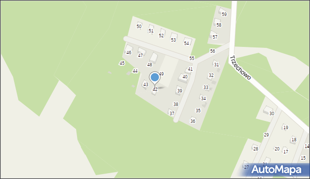 Trzechowo, Trzechowo, 42, mapa Trzechowo