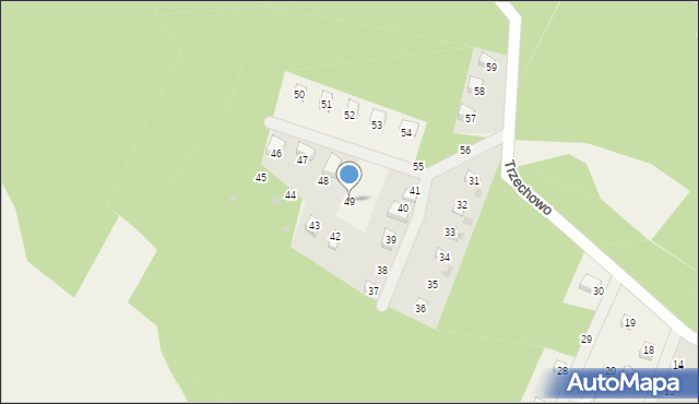 Trzechowo, Trzechowo, 49, mapa Trzechowo