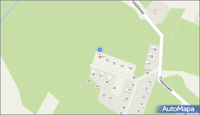 Trzechowo, Trzechowo, 50, mapa Trzechowo