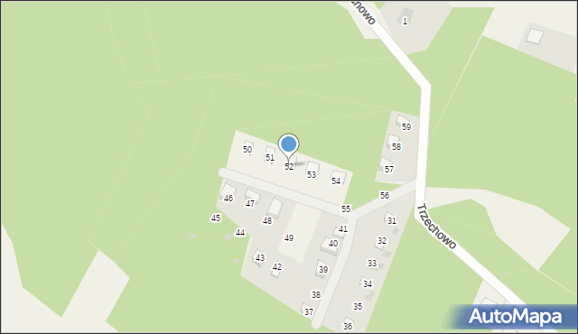 Trzechowo, Trzechowo, 52, mapa Trzechowo