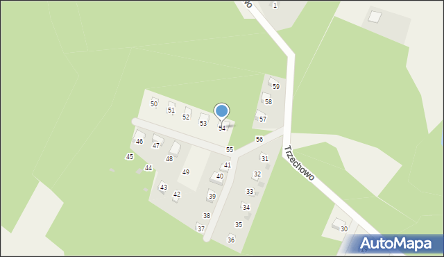 Trzechowo, Trzechowo, 54, mapa Trzechowo