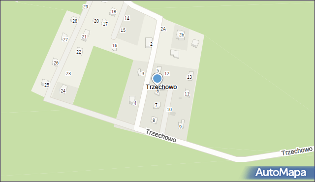 Trzechowo, Trzechowo, 6, mapa Trzechowo