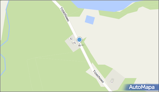Trzechowo, Trzechowo, 60, mapa Trzechowo