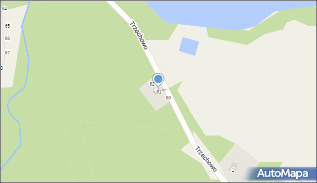 Trzechowo, Trzechowo, 61, mapa Trzechowo