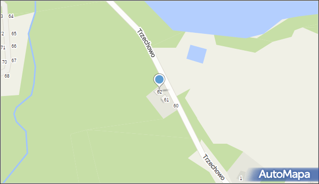 Trzechowo, Trzechowo, 62, mapa Trzechowo