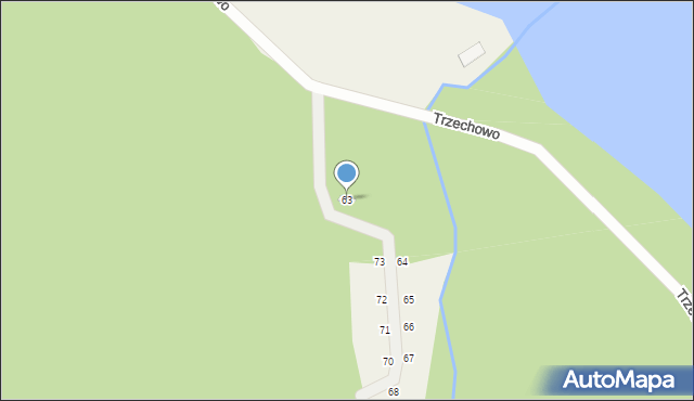 Trzechowo, Trzechowo, 63, mapa Trzechowo