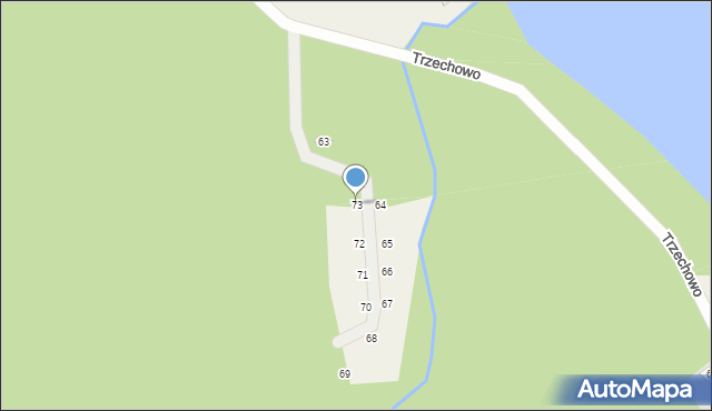 Trzechowo, Trzechowo, 73, mapa Trzechowo