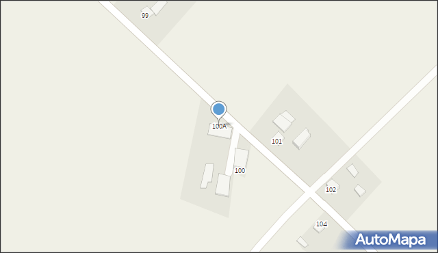 Trzeciewiec, Trzeciewiec, 100A, mapa Trzeciewiec