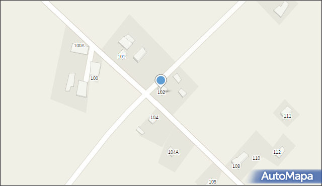 Trzeciewiec, Trzeciewiec, 102, mapa Trzeciewiec