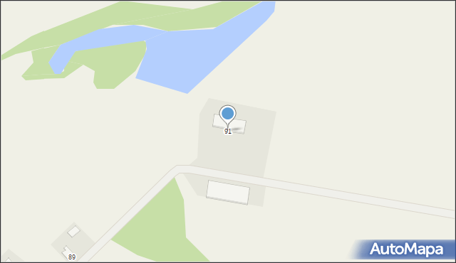 Trzeciewiec, Trzeciewiec, 91, mapa Trzeciewiec