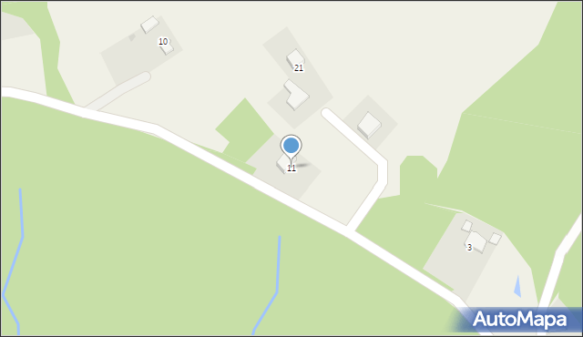 Trzemesna, Trzemesna, 11, mapa Trzemesna