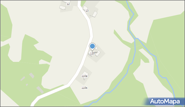 Trzemesna, Trzemesna, 110, mapa Trzemesna