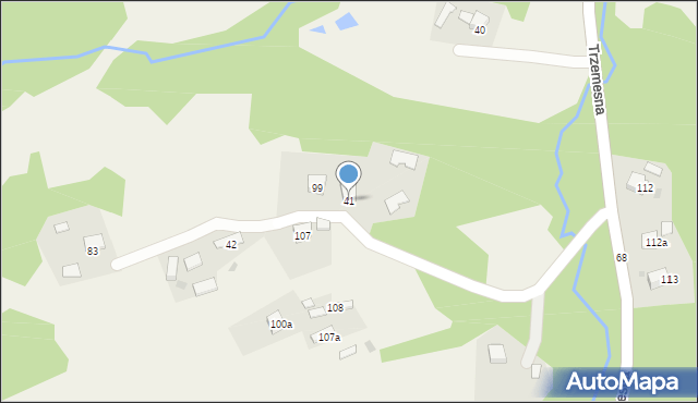 Trzemesna, Trzemesna, 41, mapa Trzemesna