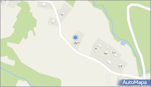 Trzemesna, Trzemesna, 55A, mapa Trzemesna