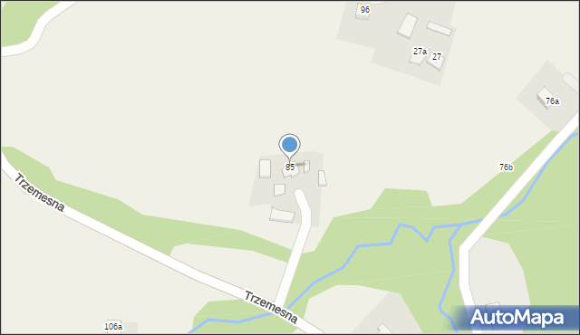 Trzemesna, Trzemesna, 85, mapa Trzemesna