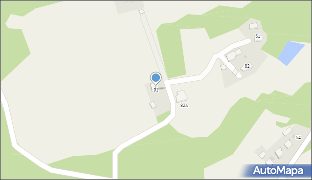 Trzemesna, Trzemesna, 91, mapa Trzemesna