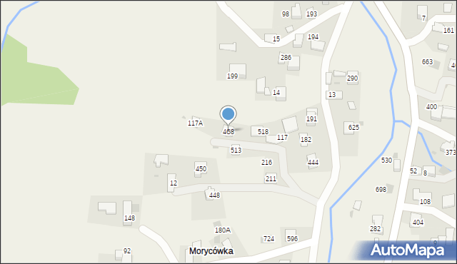 Trzemeśnia, Trzemeśnia, 468, mapa Trzemeśnia