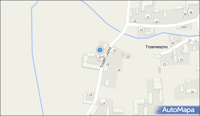 Trzemeszno, Trzemeszno, 17, mapa Trzemeszno