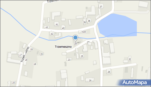 Trzemeszno, Trzemeszno, 24, mapa Trzemeszno