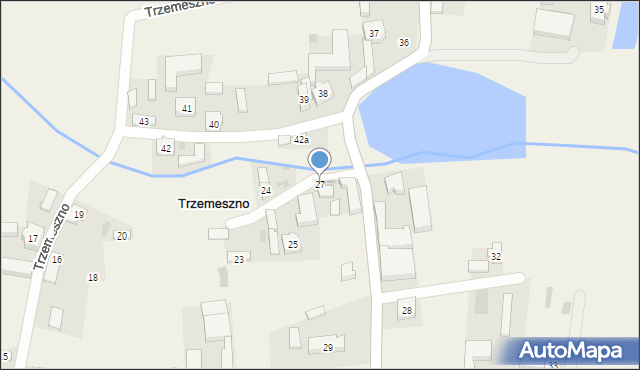 Trzemeszno, Trzemeszno, 27, mapa Trzemeszno