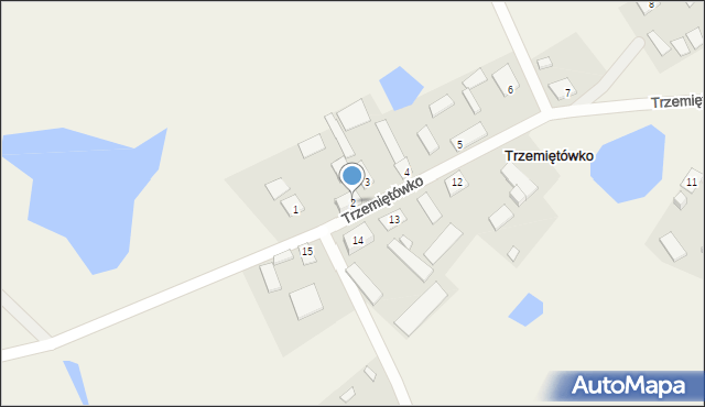 Trzemiętówko, Trzemiętówko, 2, mapa Trzemiętówko